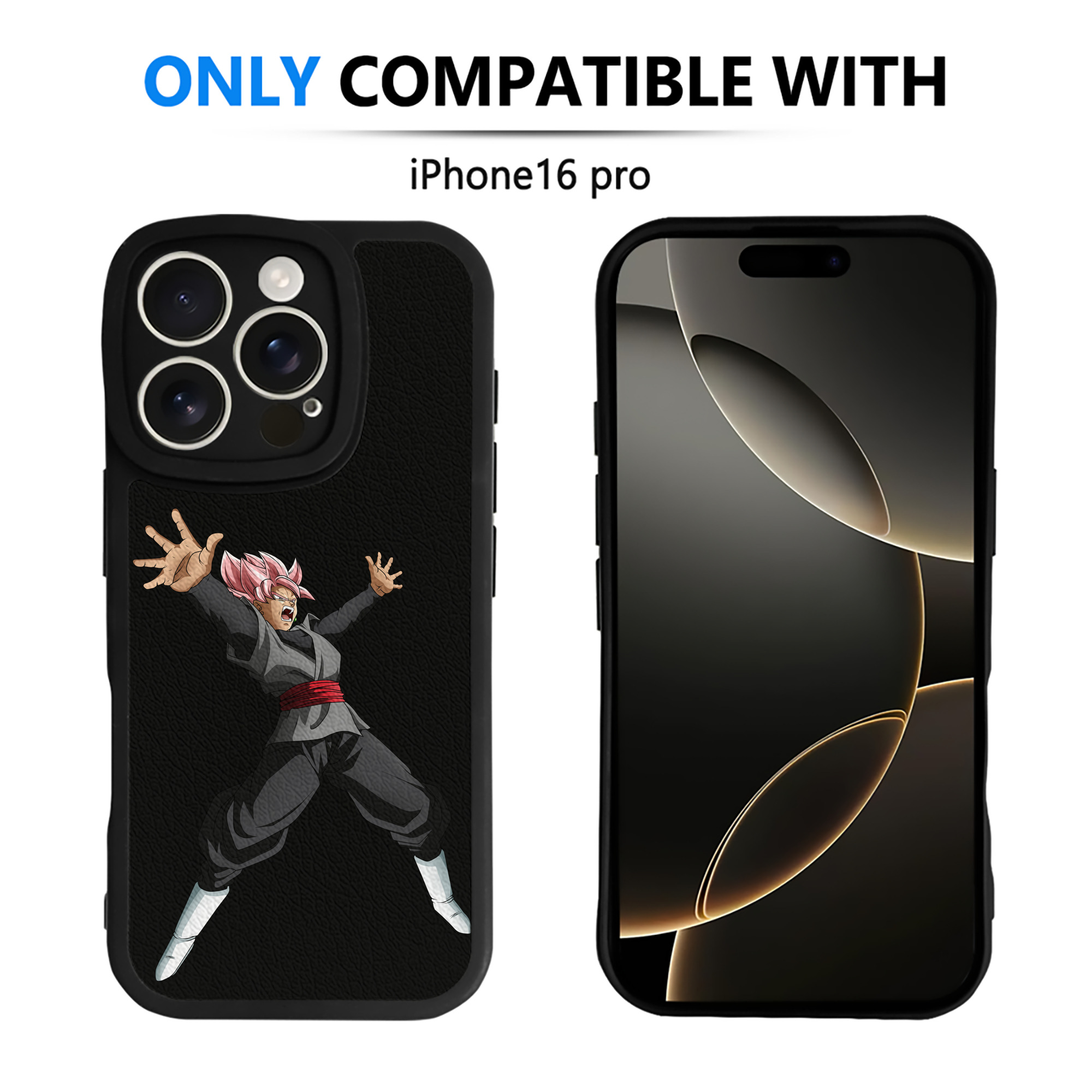 （画像用） ドラゴンボール ベジット DRAGON BALL Vegetto 【iPhone 16シリーズ対応】シリコンスマホケース（レザー調） 材質：シリコン